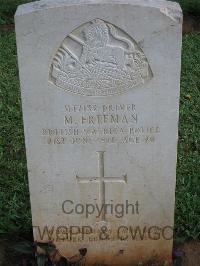 Dar Es Salaam War Cemetery - Freeman, M